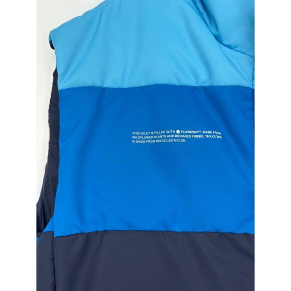 PANGAIA Womens FLWRDWN™ Gilet - Navy Blue - Picture 5 of 5